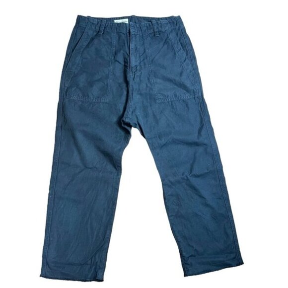 Nili Lotan Paris Cropped Pants Relaxed Fit Dropped Crotch in Black Sz 2 - Picture 3 of 10